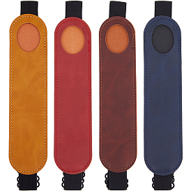 4 шт. 4 цветной чехол из искусственной кожи для ручки, прямоугольные