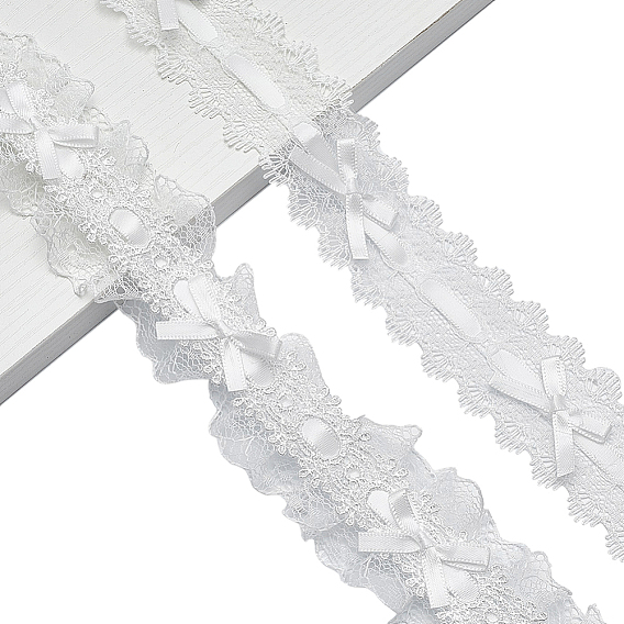 Polyester Lace Ribbon, for DIY Craft Sewing Accessories
