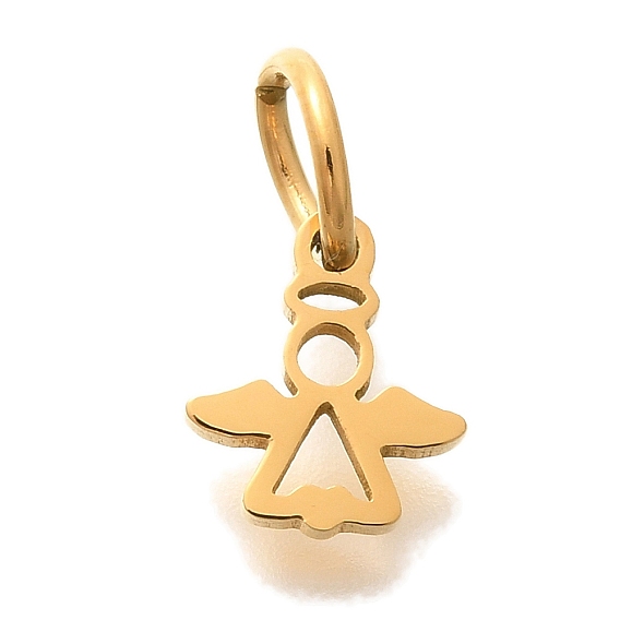 Вакуумное покрытие pvd 304 подвески из нержавеющей стали, с целью перехода в кольце, ангельское очарование