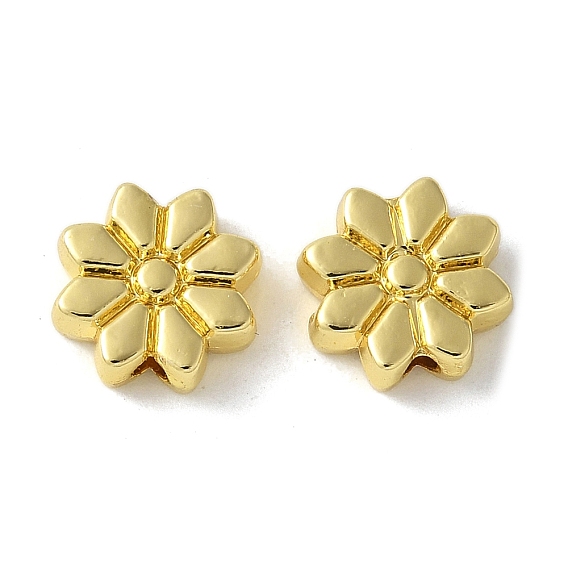 Сплавочные бусины, стойки покрытие, цветок