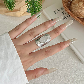 304 палец кольца из нержавеющей стали, С камнями