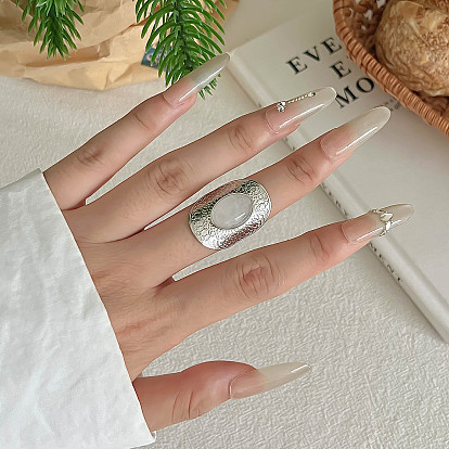 304 палец кольца из нержавеющей стали, С камнями