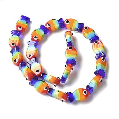 Бусины лэмпворк , рыба