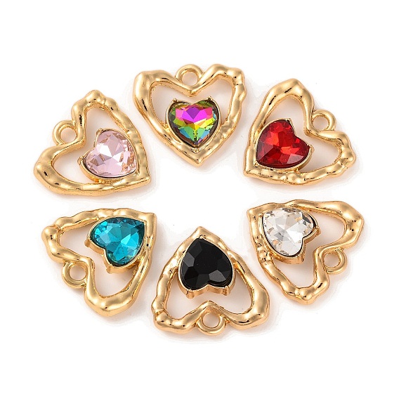 Сплава кристалла горный хрусталь подвески, сердце прелести