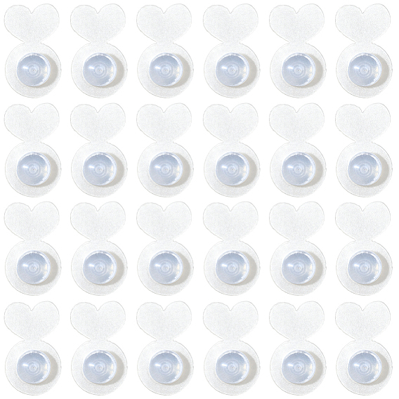 36шт. акриловых и силиконовых ушных петель, сердце