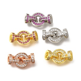 Кольцо из плакированной латуни с микропаве из циркония, долговечный, без свинца и без кадмия