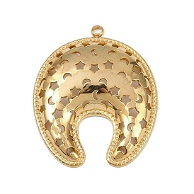 304 подвески из нержавеющей стали, луна со звездным шармом