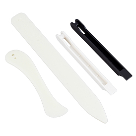 2 шт. нож для вскрытия писем из АБС-пластика и 2 шт. 2 наборы инструментов для упаковки из цветной стеклянной медной фольги, для diy записная книжка и изготовление карт и фото альбомная бумага складная