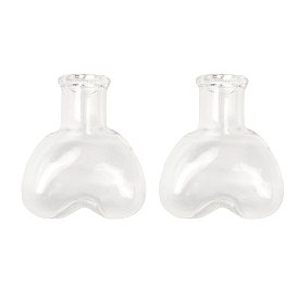 Прозрачные контейнеры для стеклянных шариков, сердце