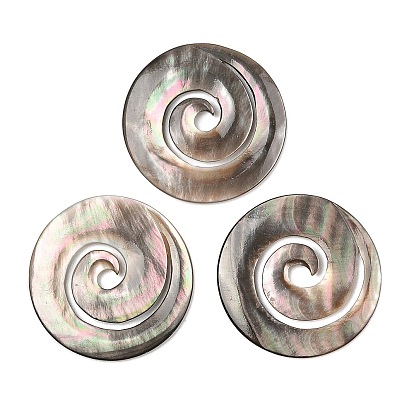 Оболочки губ натуральный черный кабошоны, вихревые