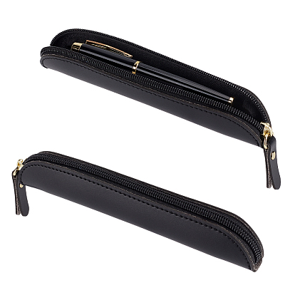 Кожаные пеналы для ручек, прямоугольные