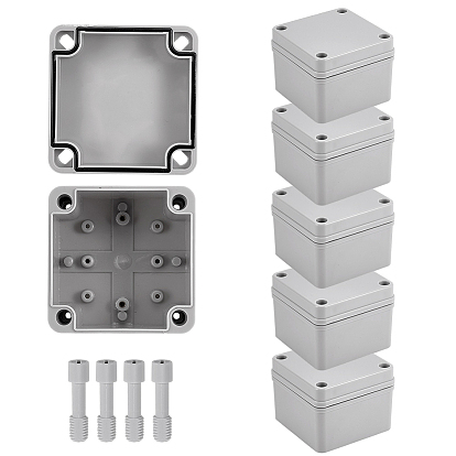 Outdoor Waterproof ABS Plastic Cable Boxes, Square