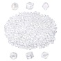 240Pcs 3 Style Electroplate Glass Beads, Mixed Shapes