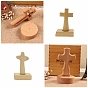 Solid wood ornaments wooden cross wooden ornaments home Valentine's Day wooden crafts diy