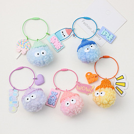Colorful Dust Elf Plush Toy Pin Keychain AirPods Bag Pendant Backpack