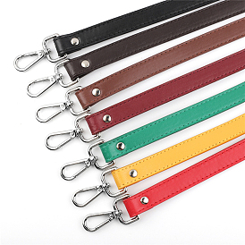 PU Leather Bag Straps, with Metal Swivel Clasp, for Bag Replacement Accessories