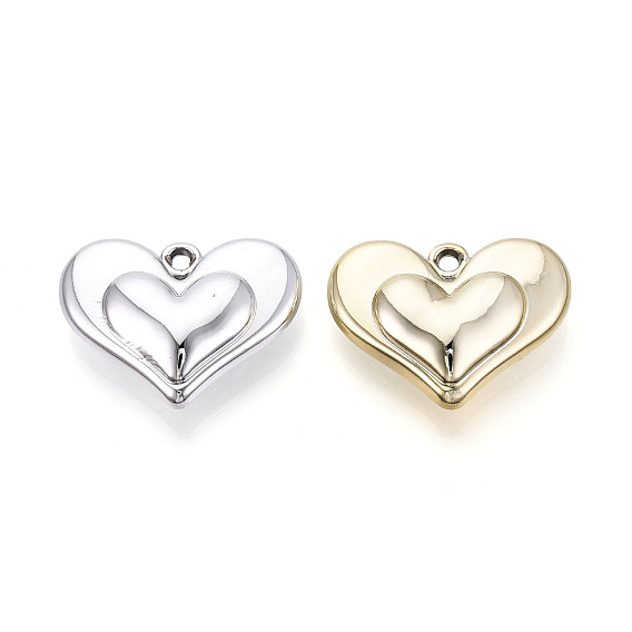 Акриловые подвески, сердце прелести