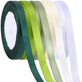 5 рулоны 5 цвета полиэфирной ленты, аксессуары для подарочной упаковки