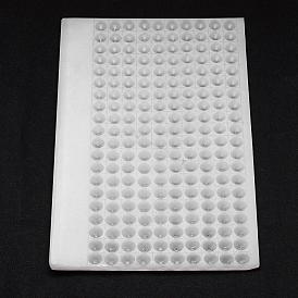 Contre les cartes de perles en plastique, pour compter les billes 12mm 200, rectangle