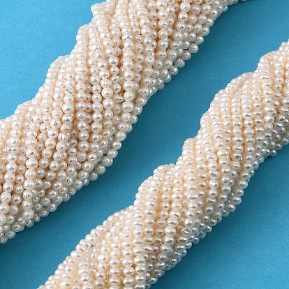 Нити из натурального культивированного пресноводного жемчуга, картофель