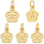 30 подвески из сплава шт., реальный 18 k позолоченный