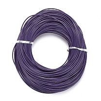 Cowhide Leather Cord, Leather Jewelry Cord, Jewelry DIY Making Material, Round, Dyed