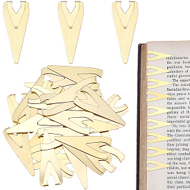 30 Marque-pages en acier inoxydable (pièces), mini pince à indexer, pince à étiquette, cadeaux de papeterie