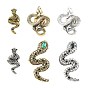 6 шт. 6 стили змея цинковый сплав булавки для лацканов рюкзака одежды