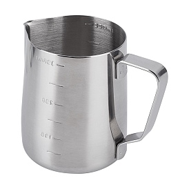 Stainless Steel Latte Art Graduated Cup, Fancy Coffee Measuring Cup