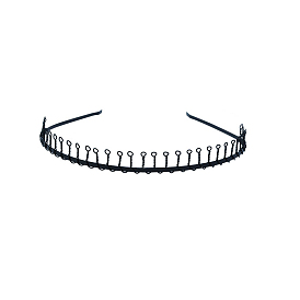 Hair Accessories Plain Steel Wire Hair Band Findings, for Women and Men, Dawson Fingers