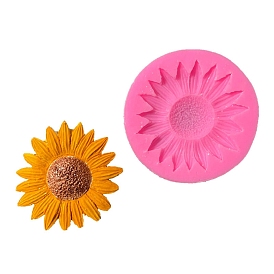 Food Grade Silicone Molds, Fondant Molds, Baking Molds, Chocolate, Candy, Biscuits, UV Resin & Epoxy Resin Jewelry Making, Sunflower