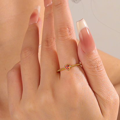 Милые романтические сердечки из латуни с кубическими цирконами, идеальный подарок на праздники