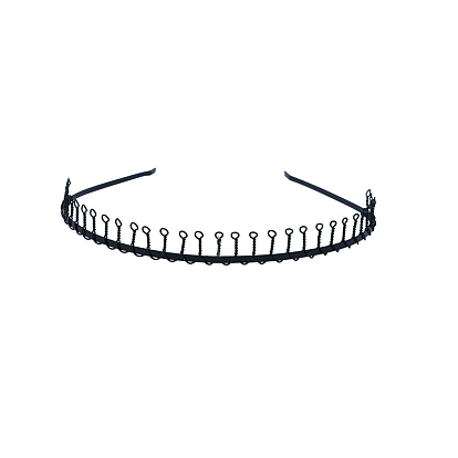 Hair Accessories Plain Steel Wire Hair Band Findings, for Women and Men, Dawson Fingers