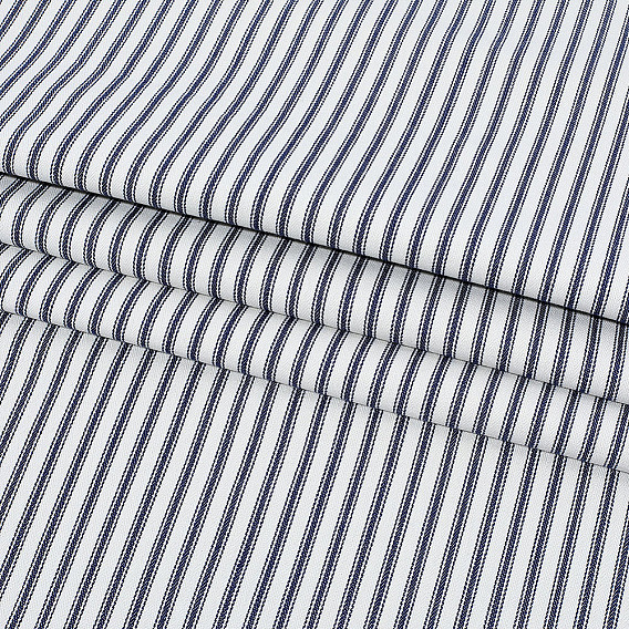 2 mètres de tissu rayé en polycoton, accessoires du vêtement