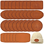 36Pcs 4 Styles PU Leather Labels, for DIY Jeans, Bags, Shoes, Hat Accessories
