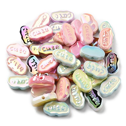 Uv акриловые покрытия бусины, радужный, облако