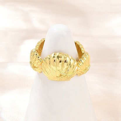 Латунные кольца-манжеты для женщин, без кадмия и без свинца, стойки покрытие, долговечный, реальный 18 k позолоченный