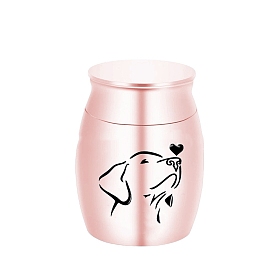 Stainless Steel Cremation Urn, For Commemorate Kinsfolk Pet Cremains Container, Column