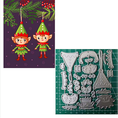 Carbon Steel Cutting Dies Stencils, for DIY Scrapbooking/Photo Album, Decorative Embossing DIY Paper Card, Human