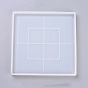 Silicone Cup Mats Molds, Resin Casting Molds, For UV Resin, Epoxy Resin Jewelry Making, Coaster, Square
