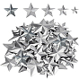 100шт 5 стили железные витрины украшения, металлический орнамент в виде звезды