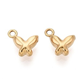 304 подвески из нержавеющей стали, бабочки прелести, ионное покрытие (ip), долговечный