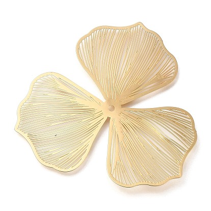 Стойка гальваническая латунная филигранные столярные изделия, гравированные металлические украшения, клевер