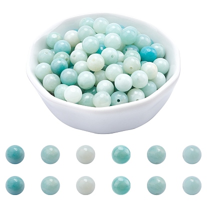 Runde natürliche amazonite Perlenstränge