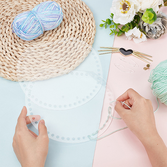 Боковые рамки сумки из акрила, для вязания сумки в виде кошки, с украшением бороды кошки из цинкового сплава и винтами