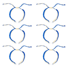 Herstellung von Nylonfadenarmbändern, mit 304 Biegeringen aus Edelstahl, Edelstahl Farbe