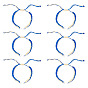 Nylon Thread Bracelets Making, with 304 Stainless Steel Jump Rings, Stainless Steel Color