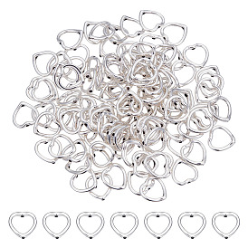 120шт. рамка из бусин в форме сердца в тибетском стиле, без свинца и без кадмия