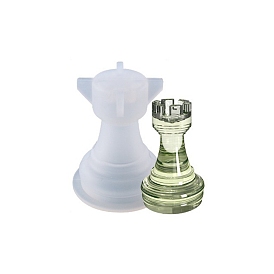Силиконовые формы для шахмат своими руками, формы для литья смолы, инструменты для производства глиняных ремесел, ладья