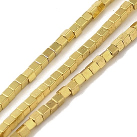 Гальванические нити из синтетических немагнитных гематитовых бусин, кубические